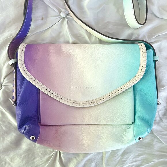 Aimee Kestenberg Pebble Leather Ombre Crossbody Bag - Picture 3 of 9